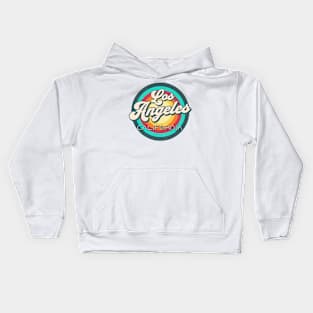 Retro Los Angeles California Kids Hoodie